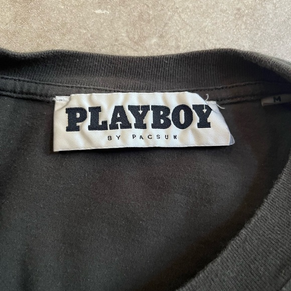 Playboy Pacsun Mens  M Silhouette Pleasure Seeker Retreats Long Sleeve T Shirt - Picture 6 of 8